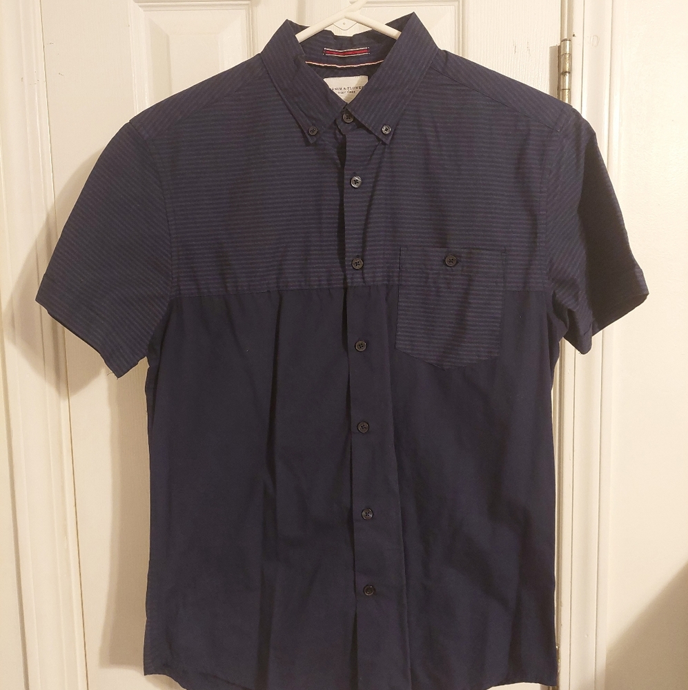 Men's short sleeve button down shirt